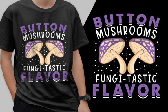 A Fungi-Tastic Graphic for Lifestyle T-Shirt Design Content