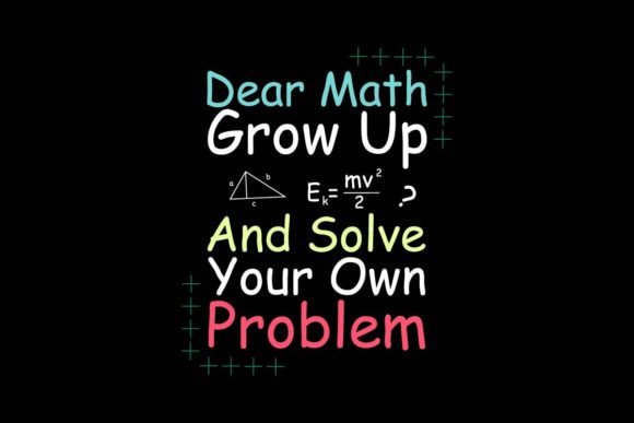 A Math T-Shirt Design Graphic for Sharp, Modern Merch