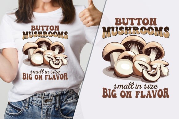 A Rustic Mushroom SVG for Handmade T-Shirt Graphics