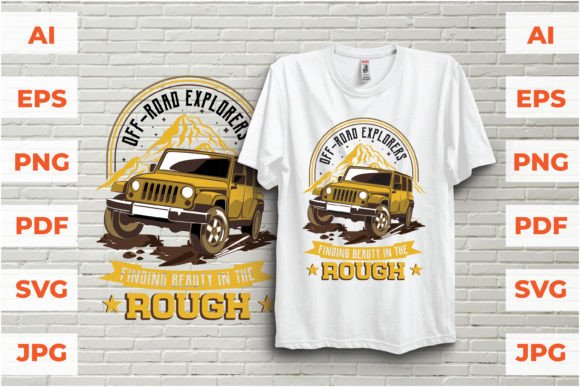 An Off-Road Explorer Graphic for Authentic T-Shirt Designs