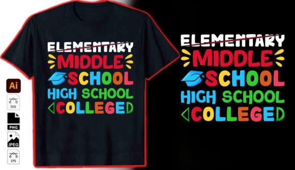 Elementary Middle School High Tshirt Graphics Review