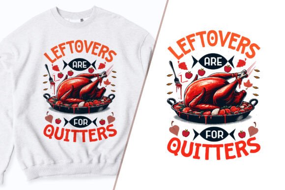 Leftovers Are for Quitters T-shirt SVG & Graphics