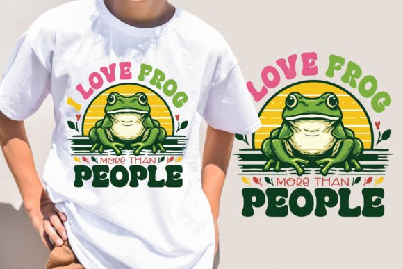 Love Frogs More Than People Graphics Review for T-Shirt Designs