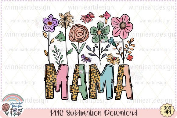 Mama Flowers Boho Leopard Sublimation: A Designer’s Review for Graphics & T-Shirt Designs