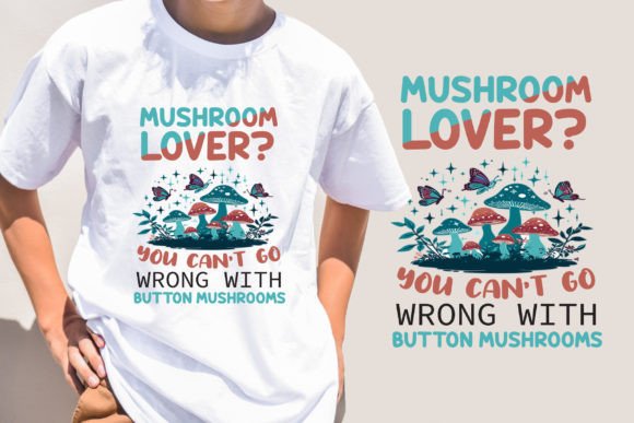 Mushroom Graphics for T-Shirt Designs & Brand Content