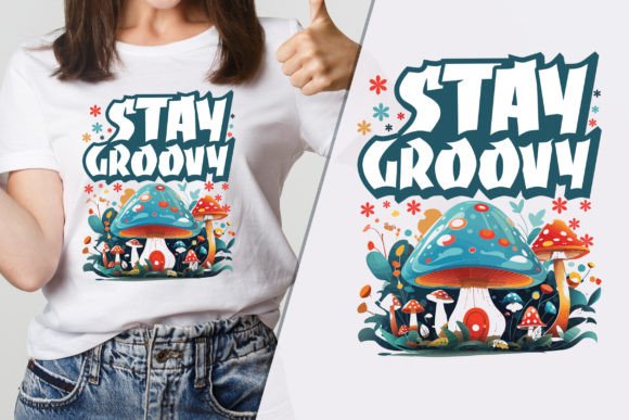 Stay Groovy Stylish Graphics for Modern T-Shirt Designs